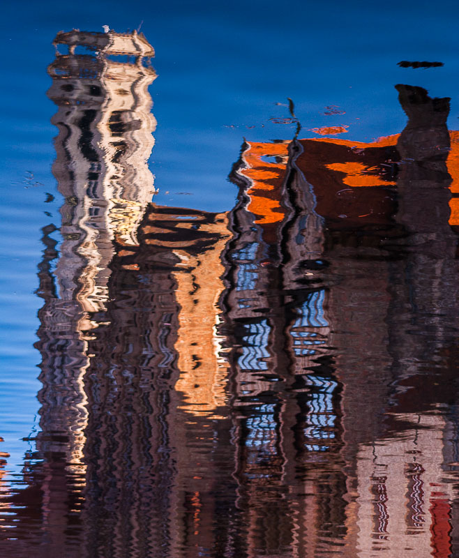 Belfort Reflection, Bruges, Belgium, by Andrew Jones