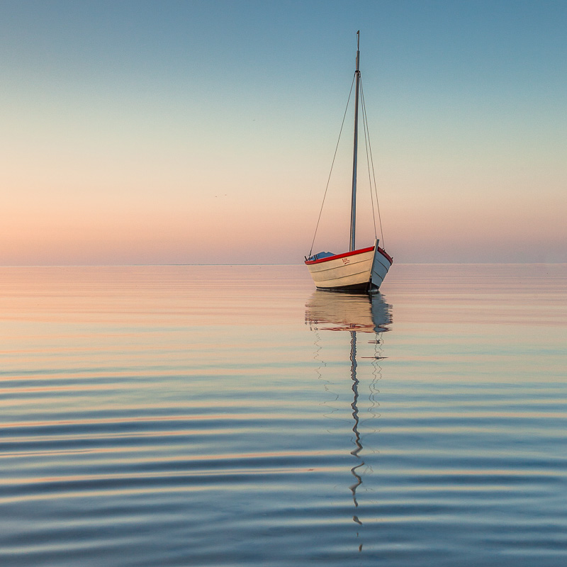Tranquil Mooring, Normandy, France, by Andrew Jones