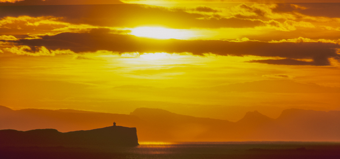 Midnight Sun, Snæfellsnes Peninsula, Iceland, by Andrew Jones