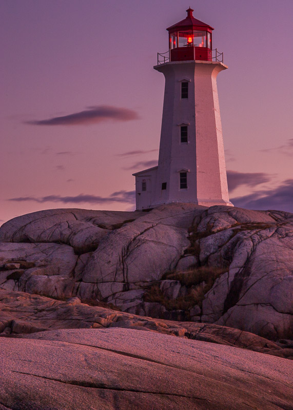 Peggy's Cove Lighthouse, Nova Scotia, by Andrew Jones